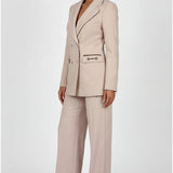 Beige Tailored Blazer