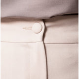 Beige Wide Leg Pants