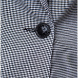 Multicolor Houndstooth Tailored Blazer