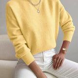 Women Knit Roll Neck Jumper