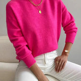 Women Knit Roll Neck Jumper