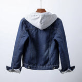 Denim Jacket with Warm Lining and Casual Style