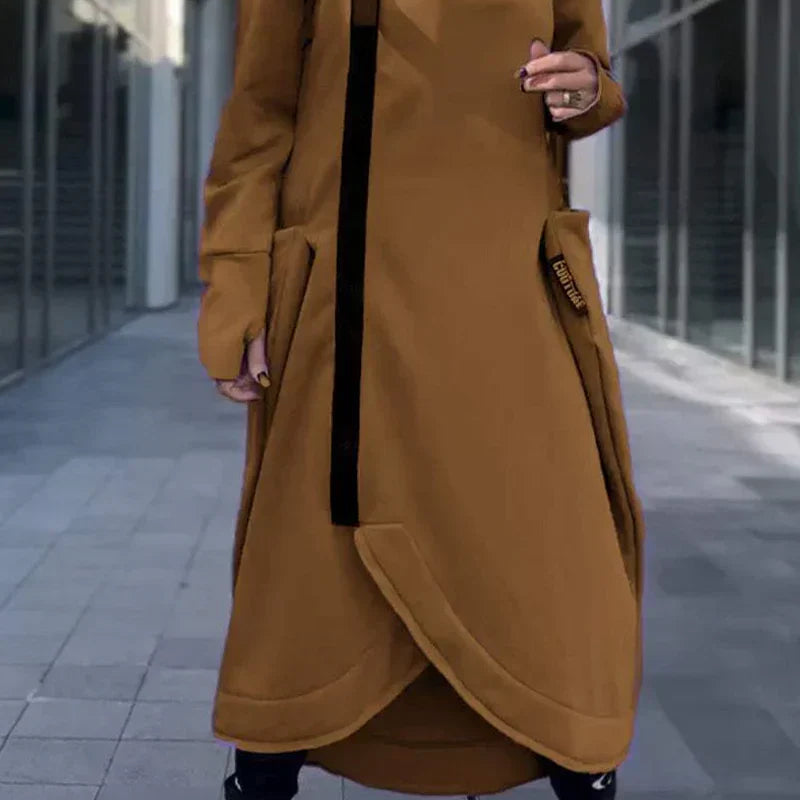Ladies Oversized Longline Hoodie