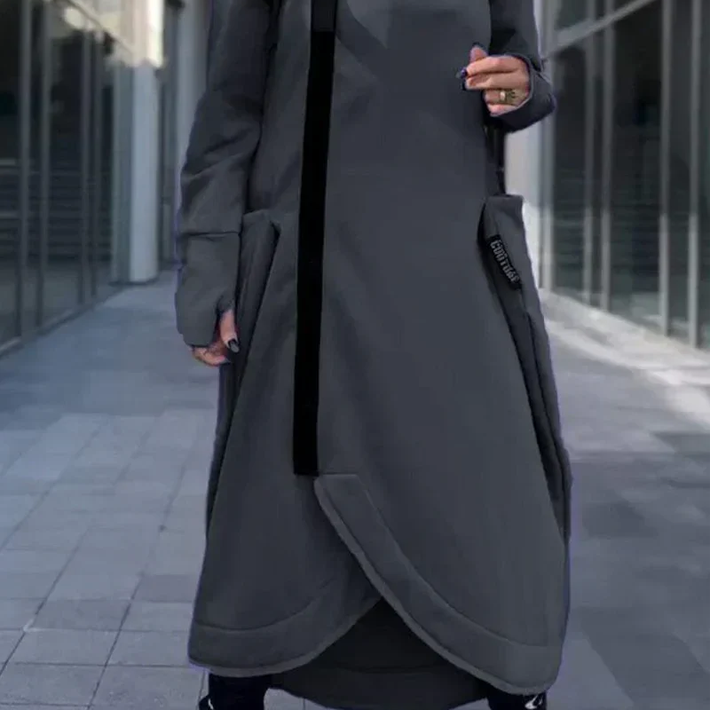 Ladies Oversized Longline Hoodie