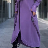 Ladies Oversized Longline Hoodie
