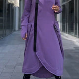 Ladies Oversized Longline Hoodie