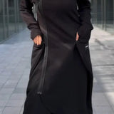 Ladies Oversized Longline Hoodie