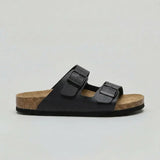 Unisex Double-Strap Sandals | Adjustable Buckle Comfort