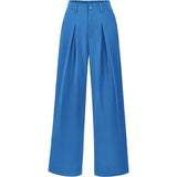 High Waist Pleated Wide Leg Trousers for Effortless Chic Style