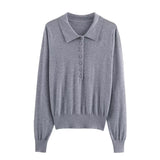 Zip Neck Knit Top for Sporty Chic Everyday Style
