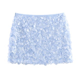 Floral Lace Mini Skirt for Feminine Summer Style