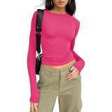 Amysaint | Casual Long Sleeve Round Neck Top