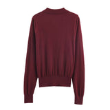 Zip Neck Knit Top for Sporty Chic Everyday Style