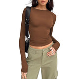 Amysaint | Casual Long Sleeve Round Neck Top