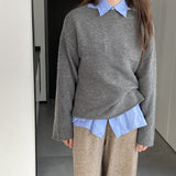 Soft Knit Relaxed Pullover Top