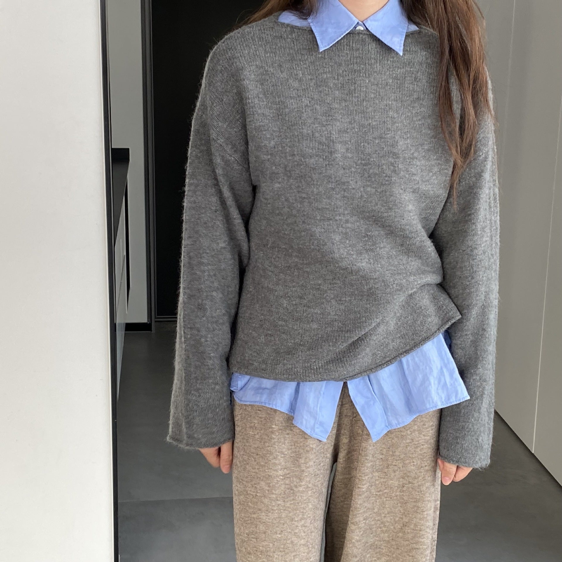 Soft Knit Relaxed Pullover Top