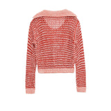 Cropped Knit Hoodie – Lightweight Relaxed Fit Pullover