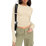 Amysaint | Casual Long Sleeve Round Neck Top