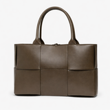 Luxury Woven Tote Bag – Soft Vegan Leather