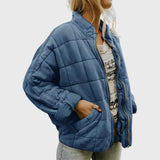 Quilted jacket with an elegant oversized fit