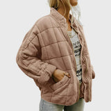 Quilted jacket with an elegant oversized fit