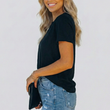 Women’s Shorts with Frayed Hem and Ripped Details