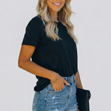 Women’s Shorts with Frayed Hem and Ripped Details