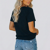 Women’s Shorts with Frayed Hem and Ripped Details