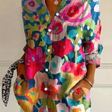 Amysaint | Blouse with Colourful Print