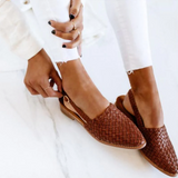Verena | Women's Spring Braided Slingback Ballerinas