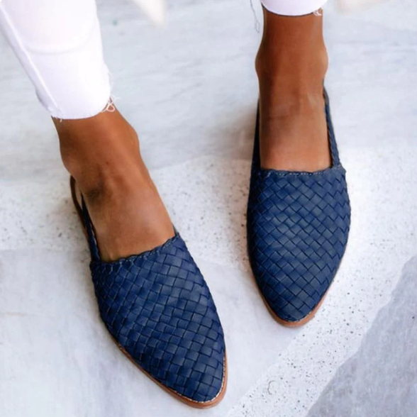 Verena | Women's Spring Braided Slingback Ballerinas