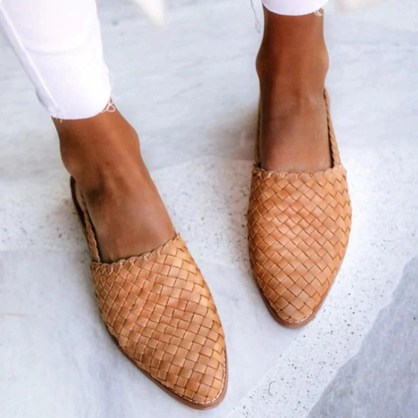 Verena | Women's Spring Braided Slingback Ballerinas
