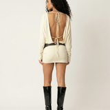 Amysaint Open Back Mini Dress