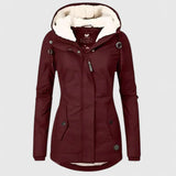 Ladies Hooded Winter Coat