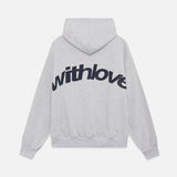 Oversized Hooded Sweatshirt with Back Print
