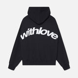 Oversized Hooded Sweatshirt with Back Print