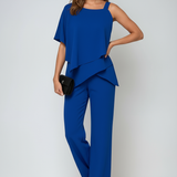 Women's Asymmetrical One Shoulder Wide Leg Jumpsuit