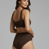 Women’s Bikini Set with Textured Top and High Waist