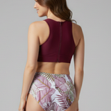 Women’s Bikini Set with Wrap Top and High Waist