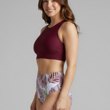 Women’s Bikini Set with Wrap Top and High Waist