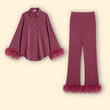 Women’s Button Front Two Piece Set