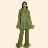 Women’s Button Front Two Piece Set