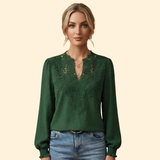 Women's Lace Embroidered Blouse