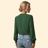 Women's Lace Embroidered Blouse