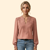 Women's Lace Embroidered Blouse