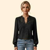Women's Lace Embroidered Blouse