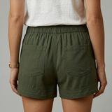 Women’s Shorts with Drawstring Waist and Relaxed Fit