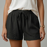 Women’s Shorts with Drawstring Waist and Relaxed Fit