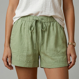 Women’s Shorts with Drawstring Waist and Relaxed Fit
