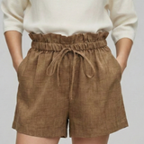 Women’s Shorts with Drawstring Waist and Side Pockets